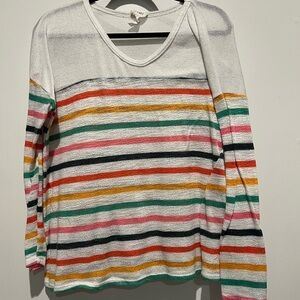 Striped Long Sleeve Sweater
